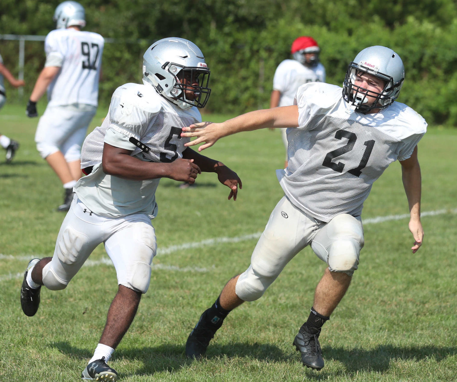 Egg Harbor Township Football practice